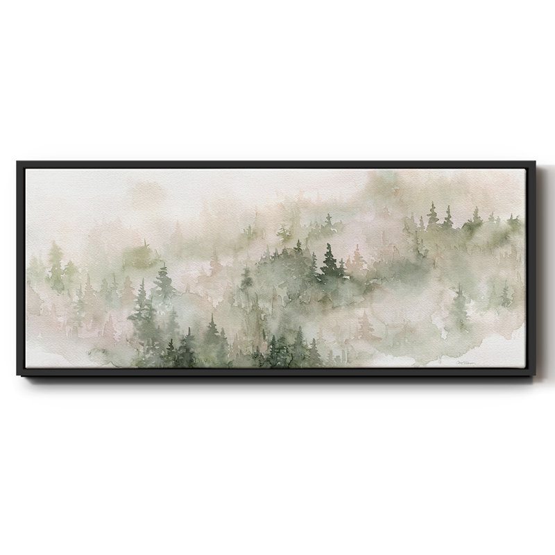 Misty Mountain Sides- Framed Canvas