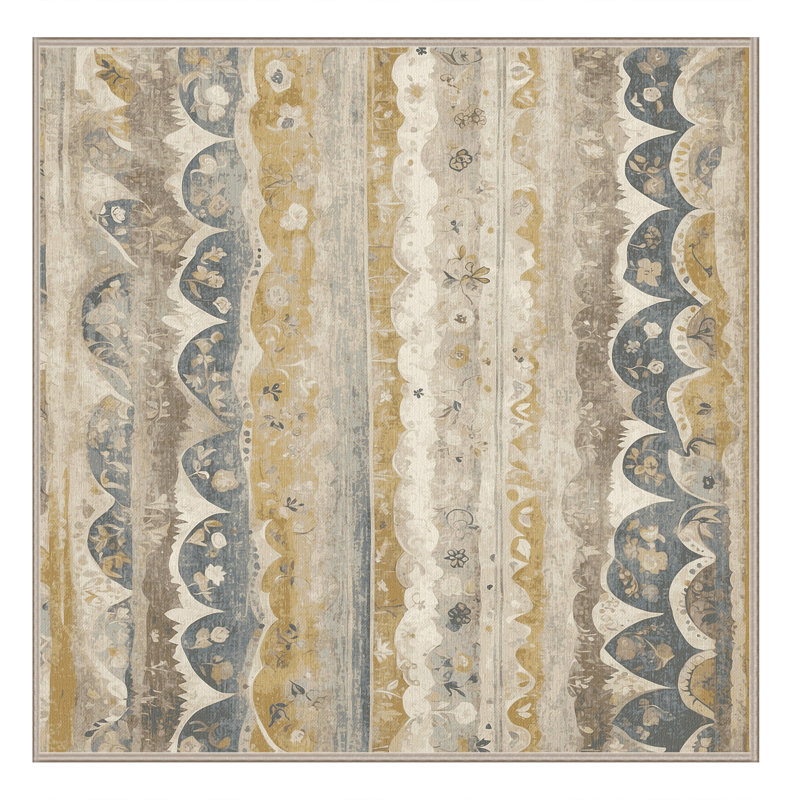 Perky Wiggle Rug, Square 3'