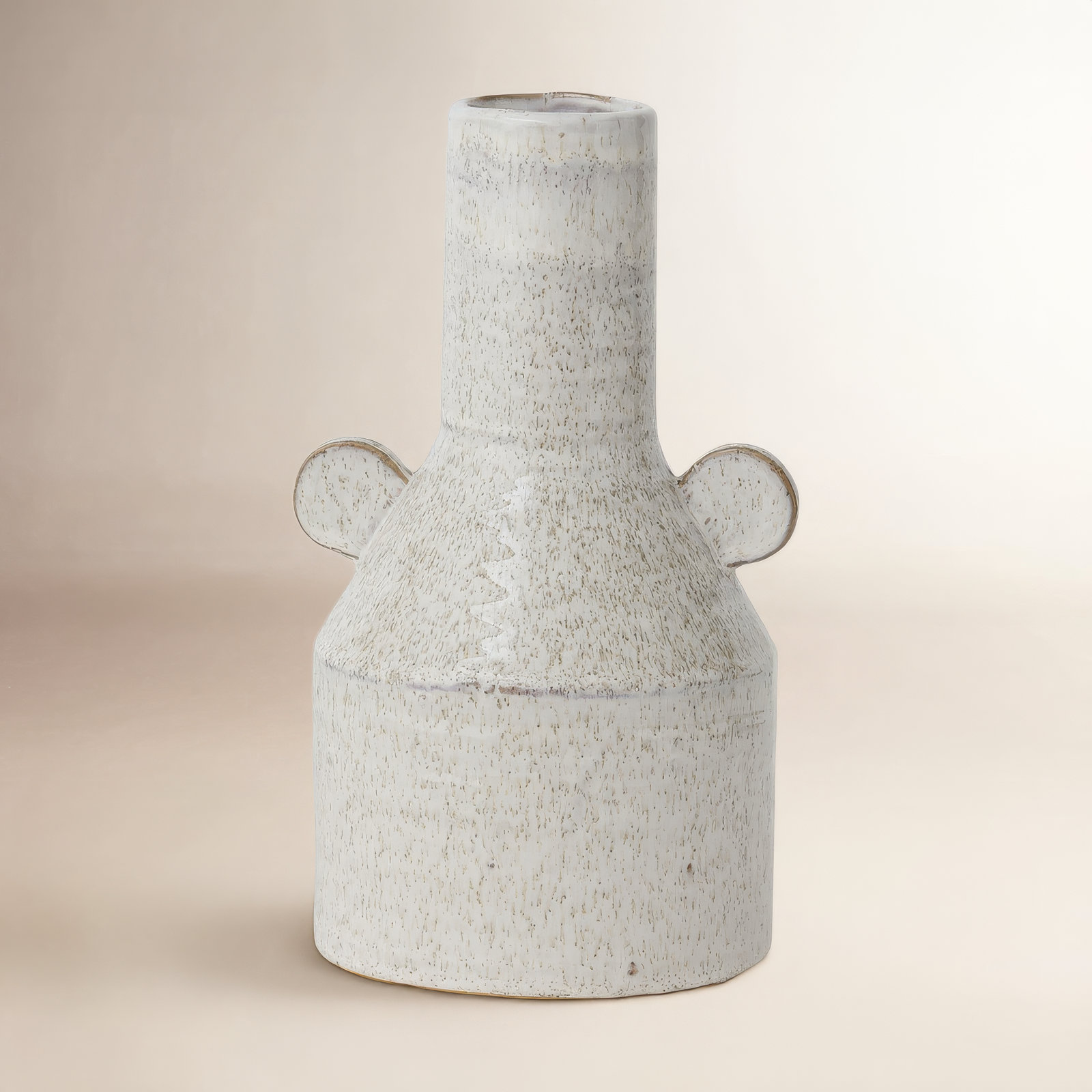Castalia Handmade Ceramic Table Vase, 9.25" H x 5.5" W x 5" D
