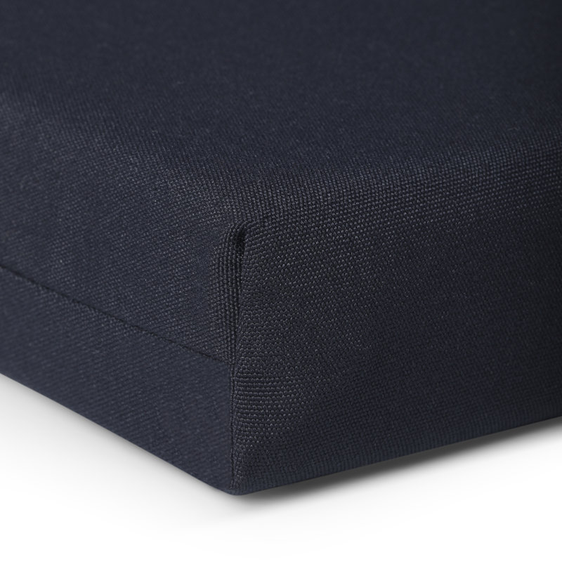 Coussin de chaise de patio , Bleu marine, L 20 po x P 20 po