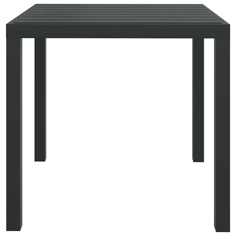Rectangular Table, Black, 74cm H x 80cm L x 80cm W
