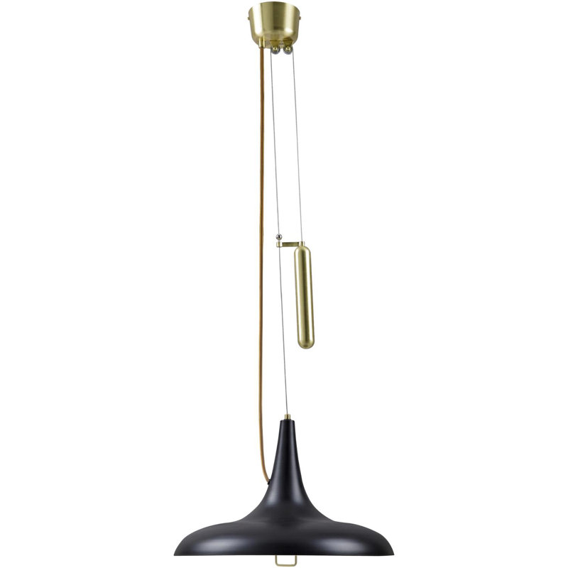 Luminaire suspendu Shakar, Noir, noir, noir, noir