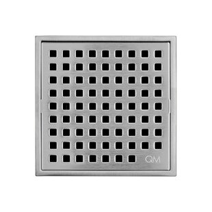 Thunderbird Products, Inc. 60 in. 316 Marine-Grade Stainless Steel Hole Pattern Linear Shower Drain Grate with Strainer and Height Adjuster