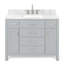 Ensemble de meuble-lavabo simple 43 po Aberdeenshire-85364269