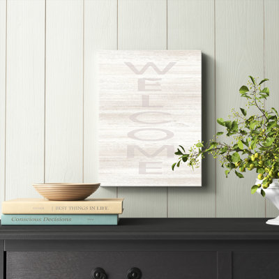 Welcome Coastal - Pas de reproduction sur toile
