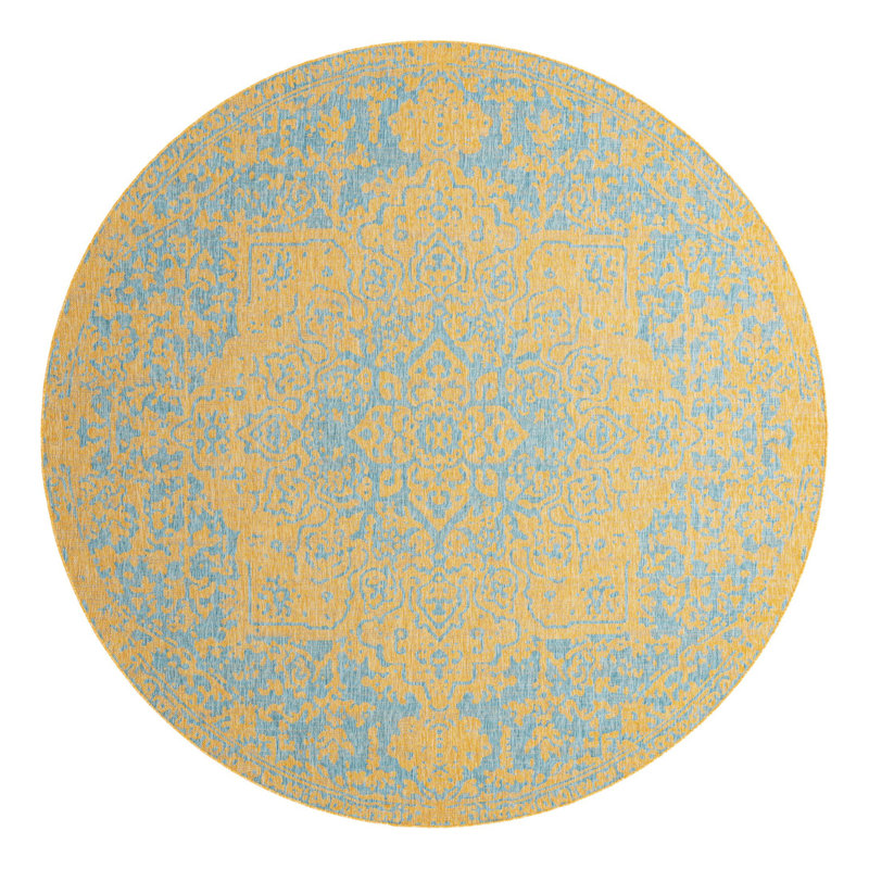 Jill Zarin Dubai Indoor/Outdoor Rug, Round 10'8"