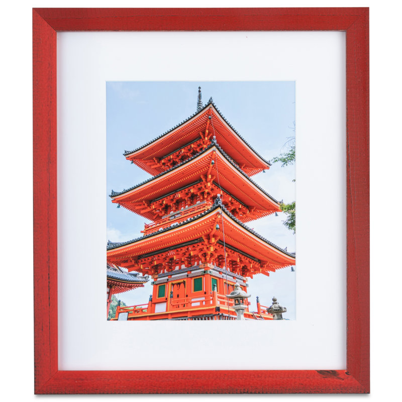 Cadre photo Blevins, 8 po x 10 po, Rouge