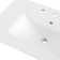 Ancillary 3-Hole 30" Classic Contemporary Rectangular Ceramic Single Sink Basin Vanity Top