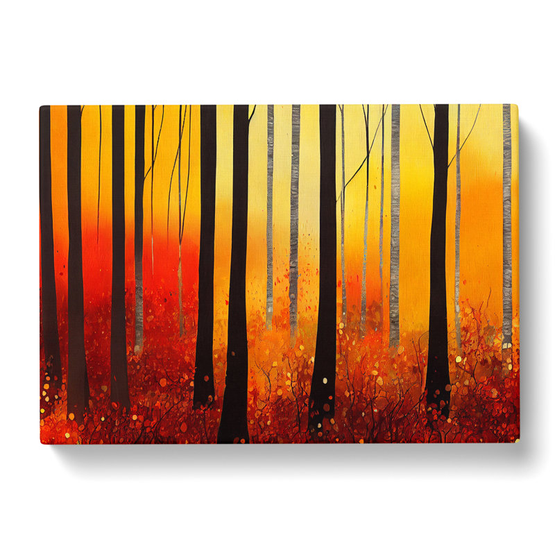Bright Autumn Forest - Wrapped Canvas, 40cm H x 60cm W x 3cm D
