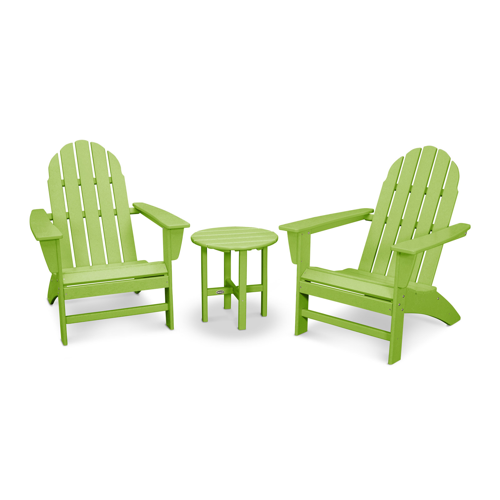 POLYWOOD® Vineyard 2-Person Patio Seating Group, Lime