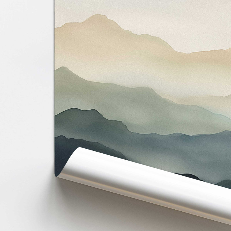 «Silent Serenity I Print», Sans cadre, papier, H 10 po x l 8 po