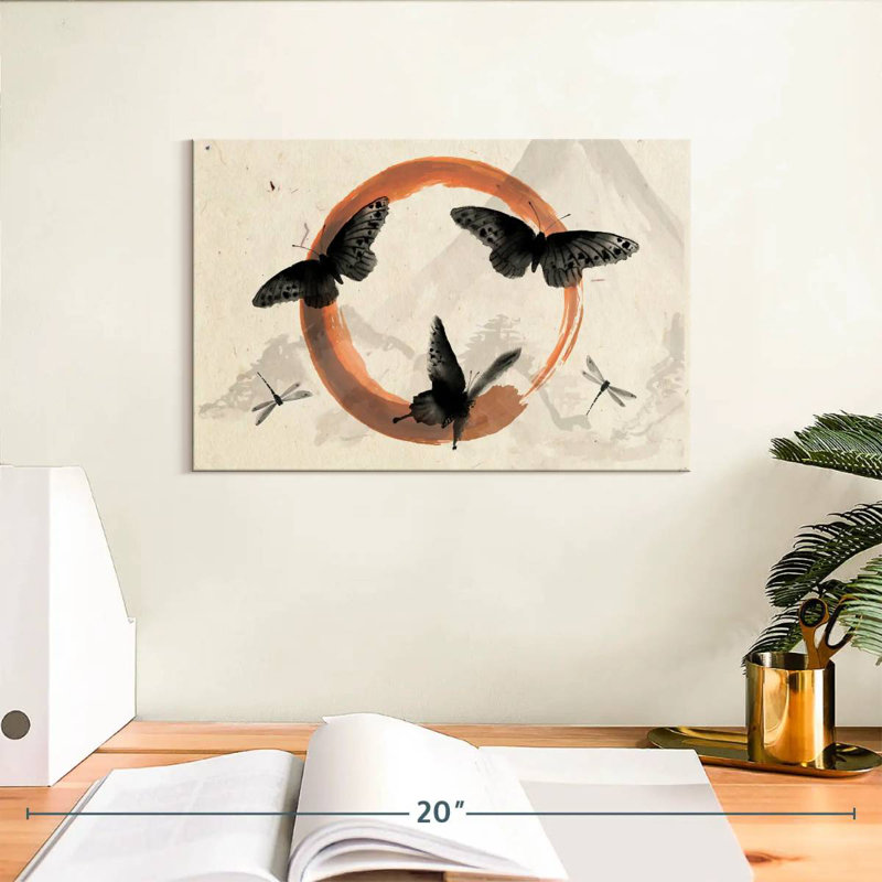  Papillons «Enso», H 8 po x l 12 po