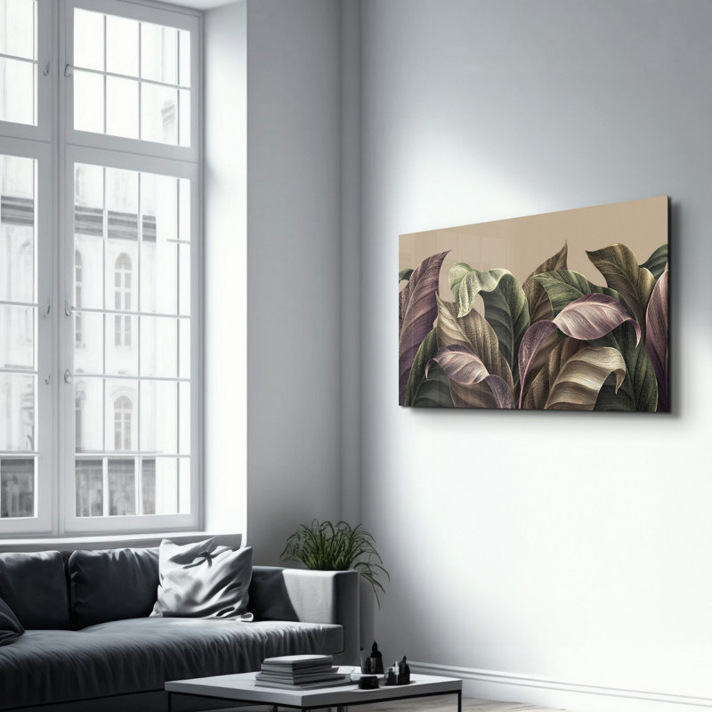 Peinture décorative en verre trempé