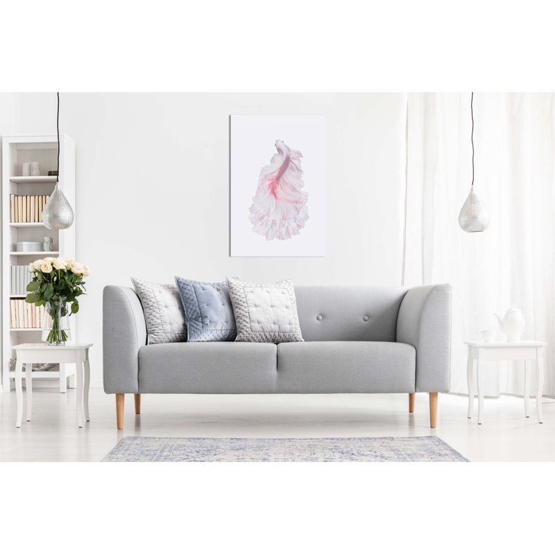 Graceful Swimming Fish - Wrapped Canvas Print, 31cm H x 20cm W