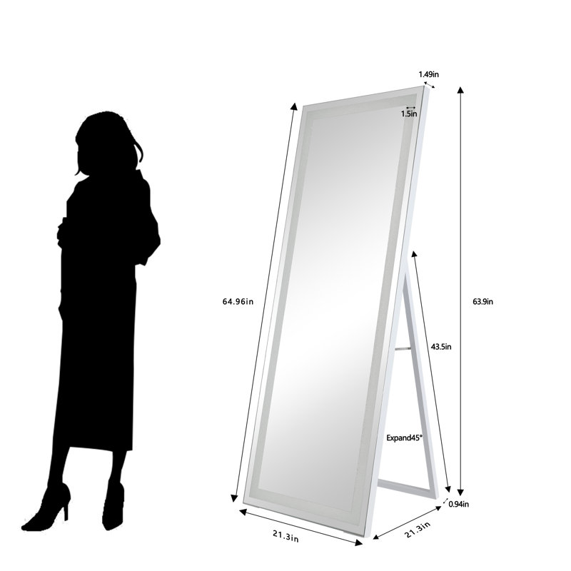 NO Crystal Full Length Mirror | Wayfair