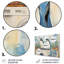 «White and Blue Penguins Laundry Room I» - Art mural en métal blanchisserie MT135147-2034848714