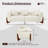 Upholstered Cloud Sofa With Wood Legs-832962161