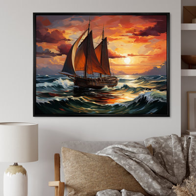 Bateau pirate espagnol Legacy I - bateau à voile, art mural
