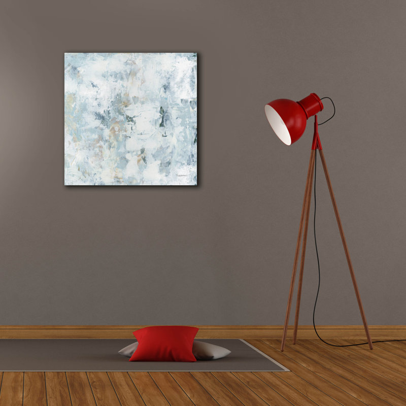 «Pale Gray 4» par Haley Knighten, art mural sur toile