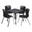Ensemble de table de salle à manger et de chaises Kee Square-73412836-73412839