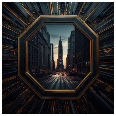 Rideaux de douche City Skyline
