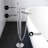 Plaisir Freestanding Bathtub Faucet in Chrome