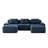 Boneless Modern Compression U-Shaped Modular Sectional Sofa Corduroy Fabric Couch with Deep Seat and Movable Ottoman,Pearl-like piping, Tufted Design,No Assembly, Anti-slip Design-2093035997-2093035999-2093035994
