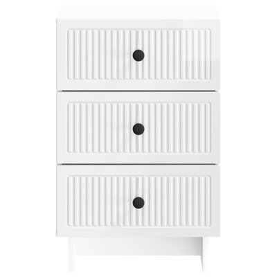 43cm W Manufactured Wood Bedside Table