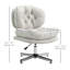 Chaise de bureau sans accoudoirs avec siège rembourré épais-1805890597