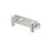 Latitude II Wall Mounted Towel and Robe Hook Rack with 2 Hooks
