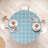 Ambesonne Aztec Fitted Round Tablecloth Sea Blue Pale Sky Blue-468212200