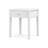 White Nightstand with Drawer
