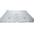 Contemporary Silver Flatweave Modern Hand-Knotted Cotton Area Rug-974257702