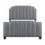 Lit capitonné gris clair Haleigh-73341705