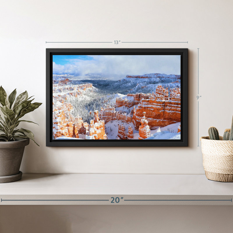 Nature «Winter In Bryce Canyon», reproduction sur toile, H 9 po x l 13 po