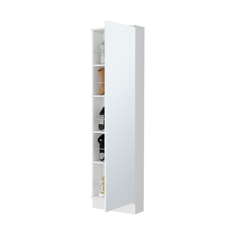 Meuble de rangement 10 paires de chaussures, Blanc