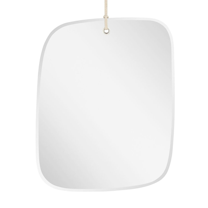 Duffy 22" x 17-3/8" Frameless Bathroom Mirror