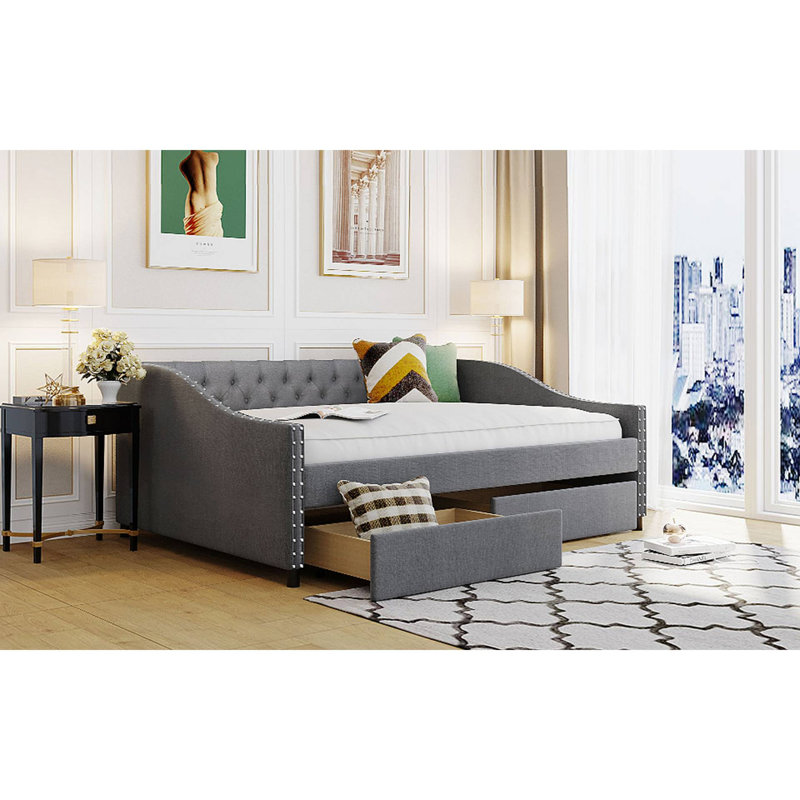 Lit de jour Modern, Gris