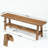 55" Long 2-Tier Shoe Bench