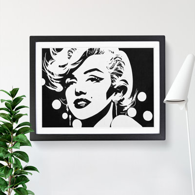 Marilyn Monroe In Monochrome Vol.2 - Single Picture Frame Painting