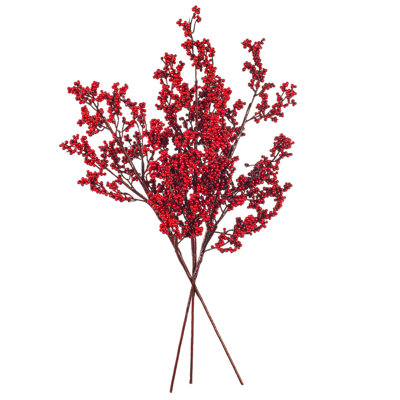 Berry Faux Floral Arrangement