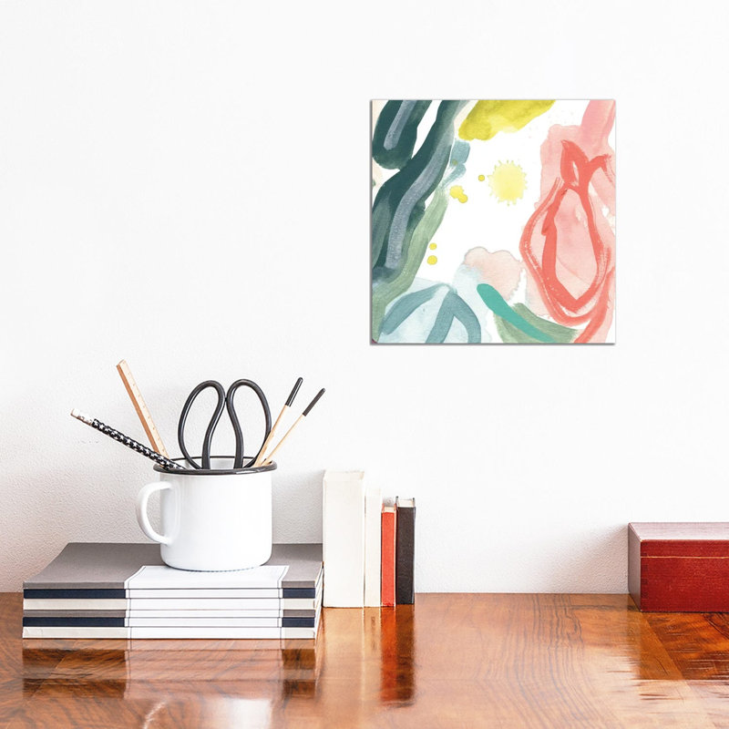Tropical Impulse V by June Erica Vess - Wrapped Canvas Print, 30.48 cm H x 30.48 cm W
