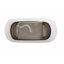 Baignoire de trempage autoportante 59 po. X 28 po. Chaylynn-461946193