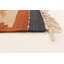Tapis oriental crème / orange / bleu marine en laine fait à la main Innis