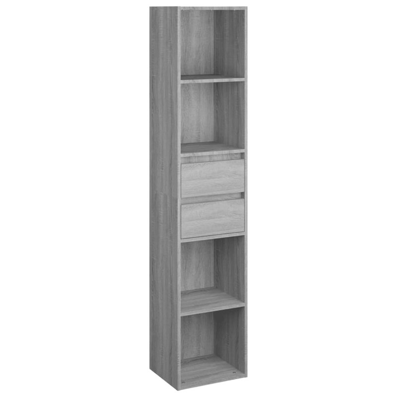 Étagère à livres vidaXL, Sonoma gris