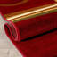 Tapis rouge moderne à motif d'arcs et de formes Carlei-21350999