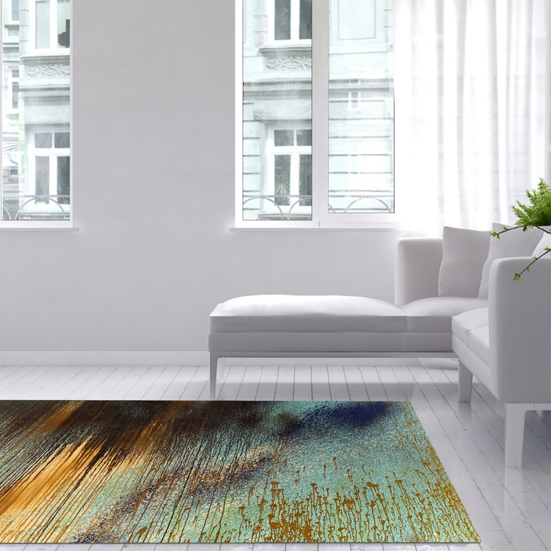 Beldin Abstract Indoor / Outdoor Area Rug, Rectangle 140 x 200cm