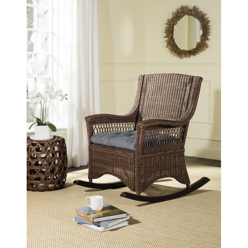 Chaise berçante Rollegem, Brun