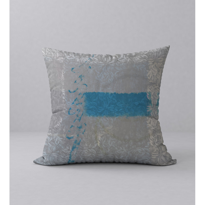 Abstract Reversible Throw Pillow, 20" x 20"