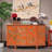 Four-Door Painted Accent Cabinet-Sideboard